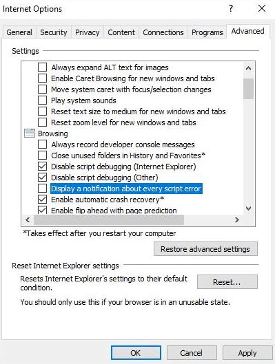 script error when loading microsoft login page|Script errors in Internet Explorer .